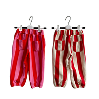 Vêtements pour tout-petits à rayures à la mode pour l'automne personnalisé été couleurs populaires coton tricoté pour bébé filles et garçons