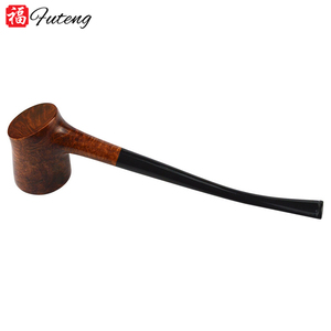 Futeng-pipa de tallo largo de alta calidad para fumar tabaco, pipa de madera con logotipo personalizado - Product Image 2