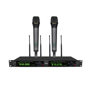 Sistema de micrófono inalámbrico profesional X9 Veida UHF de 200m con tecnología True Diversity, micrófono de diadema profesional para presentaciones en escenario. - Product Image 1