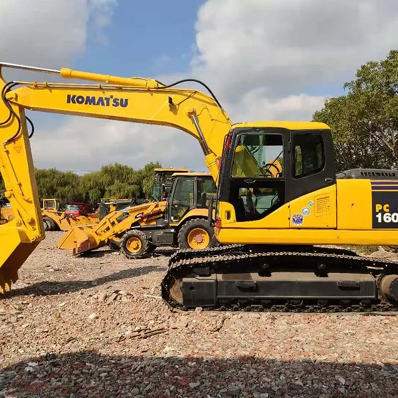 Gebraucht bagger Komatsu PC160 Maschine der japanischen Marke wird in China zu einem niedrigen Preis verkauft