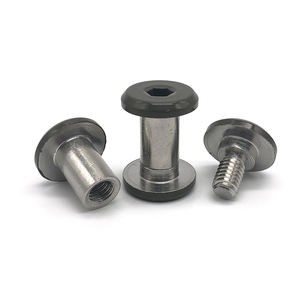 OEM Acier inoxydable 304/316 laiton acier carbone aluminium poste de reliure rivet M3 M4 M5 M6 M8 Chicago vis de reliure vis sexe boulon - Product Image 5