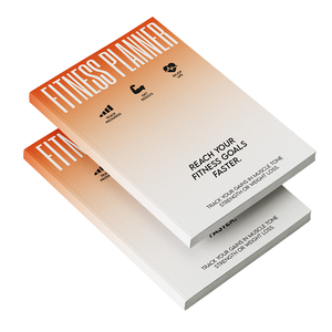 สมุดโน้ต A5พร้อมปลอกยางแข็งสำหรับโรงเรียนและวางแผนฟิตเนสออกแบบโลโก้ได้ตามต้องการ - Product Image 1