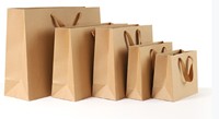 Sacs en papier kraft recyclé de luxe, écologiques, imperméables, de haute qualité, taille personnalisée, impression offset, coton, pour exposition, Ching TA