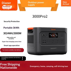 Bloc d'alimentation extérieur grande capacité 220V, charge rapide, chargeur de voiture, batterie d'urgence 3000pro2 - Product Image 1