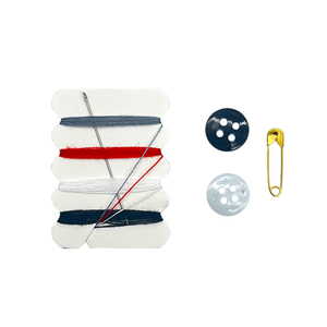 Mini kit de couture jetable en coton pour hôtel avec aiguilles et fils, idéal pour la maison, les voyages et les spas - Product Image 3
