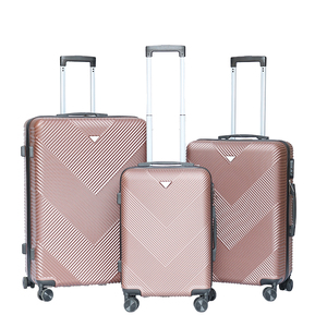 Luggage Factory ABS Durable Travel Trolley Luggage Bag Luxury Carry-on <strong>Suitcase</strong> Sets Spinner Caster <strong>Light</strong> Weight <strong>Large</strong> Capacity - Product Image 4