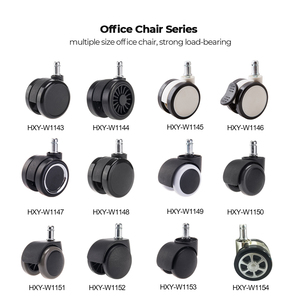 Ruedas de Repuesto para Silla de Oficina, Resistentes a los Arañazos, de Silicona PU, Color Gris, Múltiples Estilos, Fabricadas en Foshan, OEM - Product Image 5