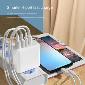 Adaptateur de charge rapide 40W standard américain, port Type-C personnalisable, <span class=keywords><strong>chargeur</strong></span> certifié ETL 15W pour téléphones <span class=keywords><strong>Apple</strong></span> et Samsung, PD 3.0 - Product Image 2