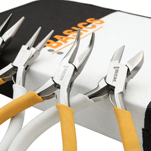 Durston Basics – ensemble de pinces compactes de 115 mm, 5 pièces, avec étui à fermeture éclair, pour débutants en fabrication de bijoux - Product Image 5