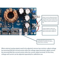 Module de réduction de tension réglable DC20-70V à DC2.5-58V, 800W 30A, alimentation DC-DC à courant et tension constants