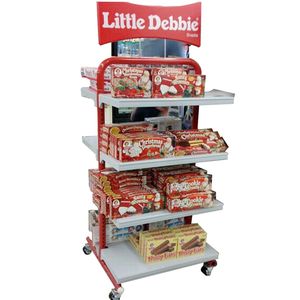 5 Legt Metalen Draad Mand Snoep Aardappel Chip Rack Snacks Display Stand Voor Markt - Product Image 6