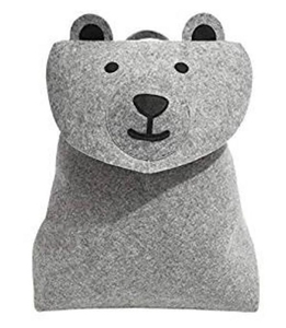 Baskets With Handles Blanket Storage Basket Laundry Felt Baskets With Carry Handles Soft Blanket Storage Basket Toy Bin Organizer For Clothes Laundry Books Kids Toys Pet