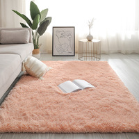 Vente chaude moderne nordique PV fourrure moelleux doux Polyester tapis en peluche sol salon voiture chambre Camping tapis pliable