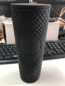 <span class=keywords><strong>2022</strong></span> 24oz Z-Protected Brevet Double Paroi Mat Clouté Gobelet En Plastique Logo Personnalisé Noir Réutilisable Gobelets Froid Couvercle Café Parties - Product Image 4