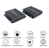 ORIVISION 120m HDMI Extender sobre IP Cat5 Cat6 1080P USB HDMI RJ45 Ethernet Extender