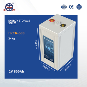 แบตเตอรี่เก็บพลังงานแสงอาทิตย์แบบ Deep Cycle VRLA ขนาด 200Ah 300Ah 500Ah 600Ah  แบตเตอรี่ตะกั่วกรดแบบ GEL 2V 600Ah รุ่น FRCN-600 ขนาด 200Ah 300Ah 500Ah 600Ah - Product Image 3