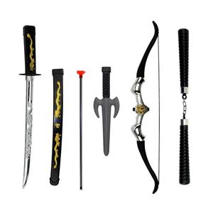 Trẻ Em Abs Chất Liệu Vai Trò Chơi Chiến Binh Đồ Chơi Đặt Thanh Kiếm Nhựa Và Chiến Binh Trang Phục Thiết Lập - Product Image 4