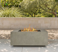 Meubles de jardin modernes, table basse en béton d'extérieur, résistante aux intempéries, table de foyer pour restaurant, pour patio