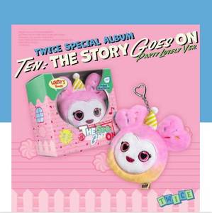 KPOP TWICE TEN the STORY GOES on PARTY LOVELY Ver. Álbum de CD Coleccionable Oficial Bluewave, Regalo del Grupo Femenino Coreano - Product Image 2