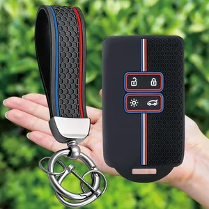 Étui de protection pour clé de voiture <span class=keywords><strong>Renault</strong></span> Koleos Captur Megane Clio Scenic Talisman <span class=keywords><strong>Arkana</strong></span> et Dacia Sandero - Accessoires - Product Image 1