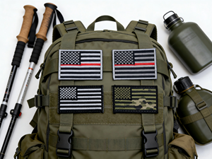 Parches Bordados con la Bandera Estadounidense, Etiquetas Tejidas Personalizadas para Ropa, Etiquetas con Nombre para <span class=keywords><strong>Uniformes</strong></span>, Decoración de Artículos Personales - Product Image 4