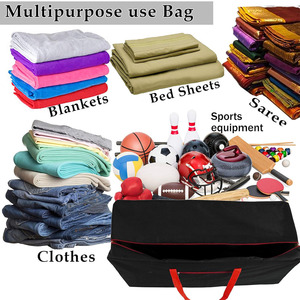 Bolsa de Transporte Resistente, Ahorra Espacio, con Cierres, Organizador de Ropa y Juguetes, con Asas, Bolsas de Almacenamiento Duraderas e Impermeables - Product Image 5