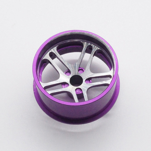 Chất Lượng Cao <span class=keywords><strong>CNC</strong></span> Gia Công Nhôm Hợp Kim Bánh Xe 1/64 RC Leo Núi Xe Mô Hình Đồ Chơi Xe Ô Tô Mô Phỏng Đua Khoan Loại RC Các Bộ Phận Accs - Product Image 3