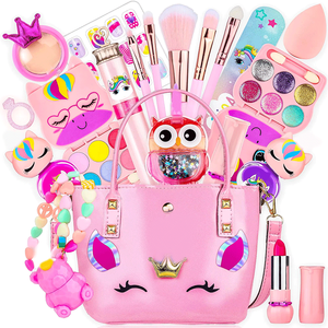 Kit di <span class=keywords><strong>trucco</strong></span> per bambini Non tossico per il <span class=keywords><strong>trucco</strong></span> per le ragazze Kit per il <span class=keywords><strong>trucco</strong></span> per i bambini <span class=keywords><strong>Set</strong></span> come regali di compleanno - Product Image 1