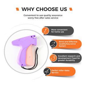 Pistola de etiqueta colgante silicona suave nuevo diseño Diy patrón edredón fijador gratis conveniente y fácil de usar sin aguja fijador de ropa rápido - Product Image 4