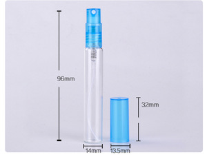 Cina September Mini profumo 5ml 8ml arcobaleno colorato vetro nebulizzatore vuoto flacone Spray contenitore riutilizzabile spruzzatore di profumo - Product Image 2
