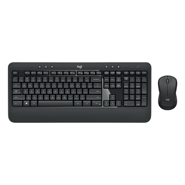 For MK540 Full-size Advanced Wireless Scissor LED Backlit Waterproof Ergonomic Keyboard Mouse Bundle Multimedia Function