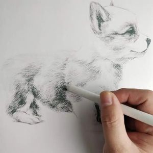 Keep Smiling Professionelles 6-teiliges 16cm Künstler-Zeichenpapier Verblendungsstump-Set für Künstler - Product Image 5