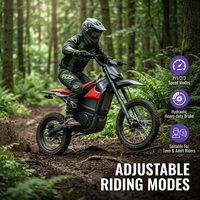 Moto tout-terrain haute vitesse SHANSU Q2, batterie 48V 20.8Ah, moto électrique tout-terrain, amortisseur hydraulique