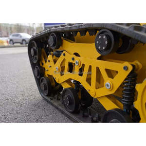 Multifunctional Wireless Fire Extinguishing <b>Robot</b> Rubber Track Chassis For Smart Robotics Applications - Product Image 3