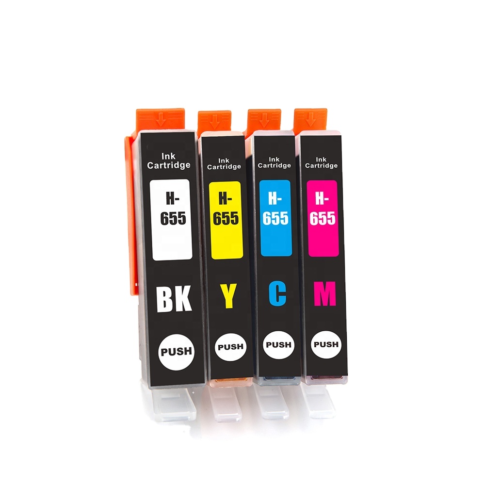 INK-TANK 655 XL 655XL премиум черный совместимый цветной струйный картридж с чернилами для HP655 для струйного принтера HP 3525 4625 5525 6525 принтер