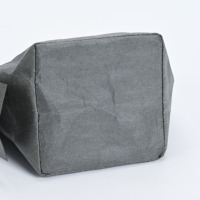 Sacs en papier kraft lavables avec poignées, style luxe, polyvalents, pour le shopping, les cadeaux, l'emballage alimentaire, en matériaux recyclés, vente en gros