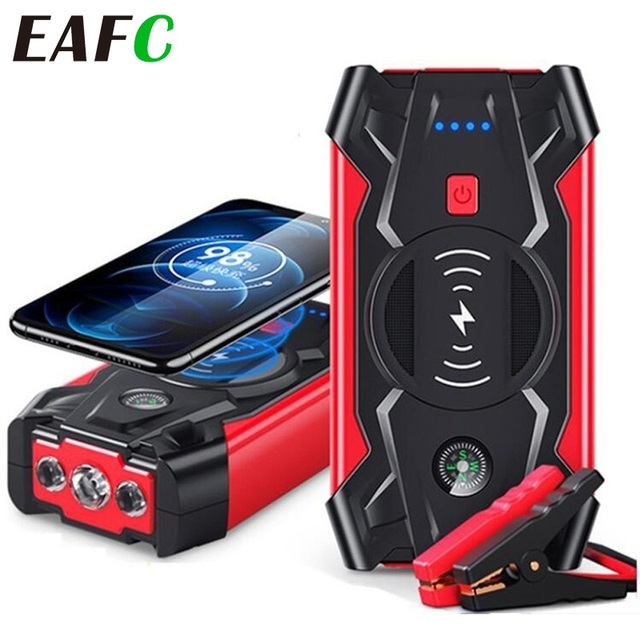 39800mAh Car Jump Starter Power Bank Portable Car Battery Booster Charger 12V Starting Device Auto Emergency Start-up Lighting