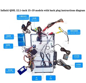 วิทยุติดรถยนต์ระบบนำทาง GPS ขนาด 12.1 นิ้ว ระบบ Android 12.0 เครื่องเล่นมัลติมีเดีย DVD สำหรับรถยนต์ Infiniti Q50 Q50L Q60 ปี 2014 - <span class=keywords><strong>2021</strong></span> - Product Image 5