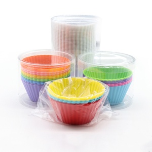 Moules à cupcakes en silicone réutilisables antiadhésifs, moules à muffins, moules à gâteaux - Product Image 6