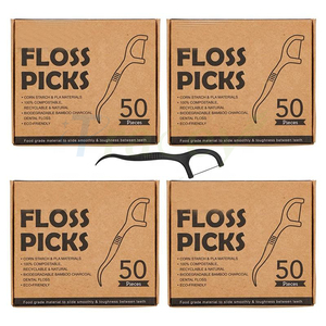 Filo Interdentale Ecologico con Logo Personalizzato, Bastoncini Degradabili per Pulizia Dentale - Product Image 5