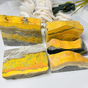 Bumblebees <span class=keywords><strong>jasper</strong></span> slab tinh thể tự nhiên chất lượng cao bumblebees <span class=keywords><strong>jasper</strong></span> Slice cho trang trí - Product Image 4