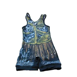 Factory Wholesale Custom Youth&Kids Wrestling Singlets/Printing Men&Women Singlet Wrestling Canada