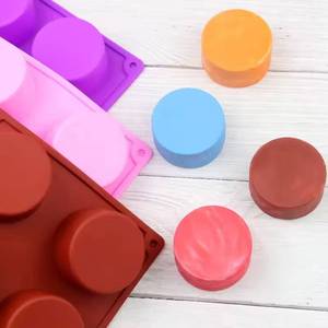 Wholesale Bpa Free Custom Logo Cylindrical Homemade Chocolate Candy <b>Cake</b> Baking Silicone <b>Mold</b> - Product Image 6