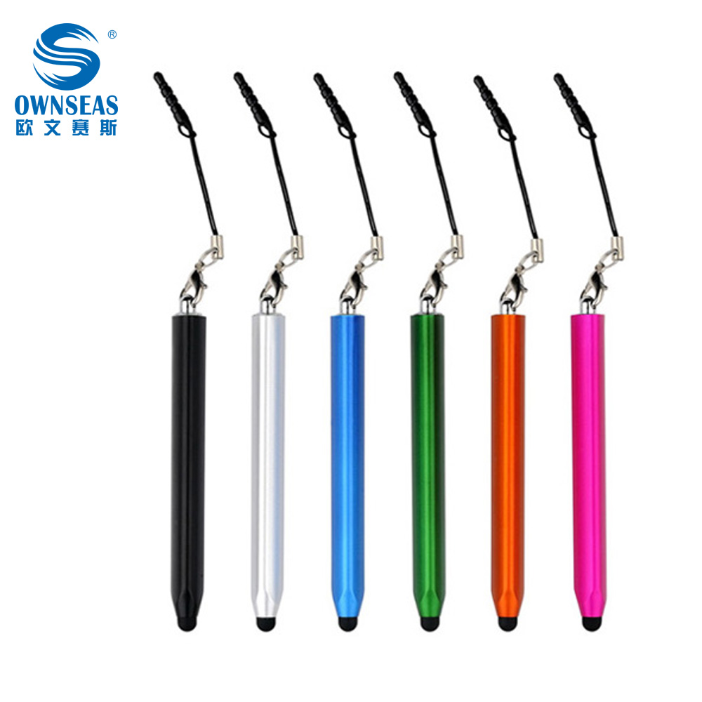 Рекламная дешевая емкостная ручка с шариковой ручкой 2 в 1 стилус