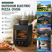 Barbecue électrique JingXin, four à pizza d'extérieur 800 ℃   Four de cuisson portable haute température pour le camping