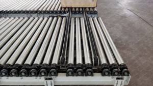 Línea transportadora de rodillos vivos impulsada por <span class=keywords><strong>cadena</strong></span> de manipulación de palés europeos de producción automática de servicio pesado para un transporte eficiente - Product Image 6