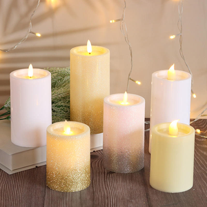 Velas LED Creativas con <span class=keywords><strong>Polvo</strong></span> Luminoso para Decoración <span class=keywords><strong>de</strong></span> Bodas y Navidad, Luz <span class=keywords><strong>de</strong></span> Hadas - Product Image 1