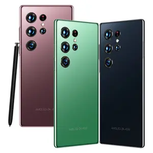 16GB + 512GB Android 2023 Hot S22 Ultra Teléfono Versión global Smartphone Teléfono móvil Teléfonos móviles desbloqueados 3G 4G 5g OLED Android 10