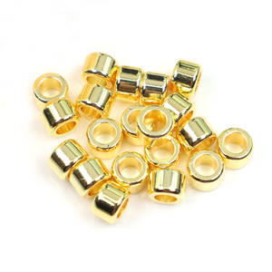 황동 <span class=keywords><strong>2mm</strong></span> 3mm 4mm 느슨한 비즈 매트 골드 라운드 금속 스페이서 비즈 DIY 쥬얼리 만들기 - Product Image 5