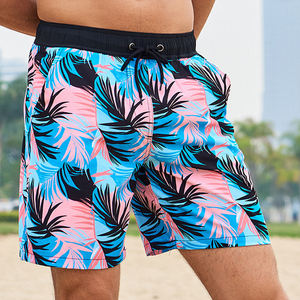 OEM/ODM erkek özel desen plaj şortu erkek mayosu astar ve cepler tek parça servisi ile mevcut - Product Image 3